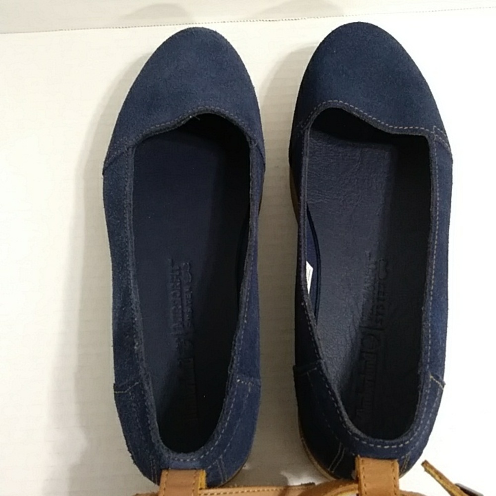 Timberland Paxton Hill Blue Suede Ankle Strap Sandals Size 8.5 *EUC* - Picture 6 of 11